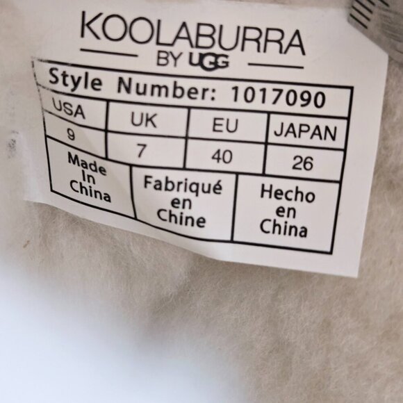 UGG Koolaburra Women's Chestnut Koola Short Flat Heel Winter Boots Sz 9 - Picture 10 of 10